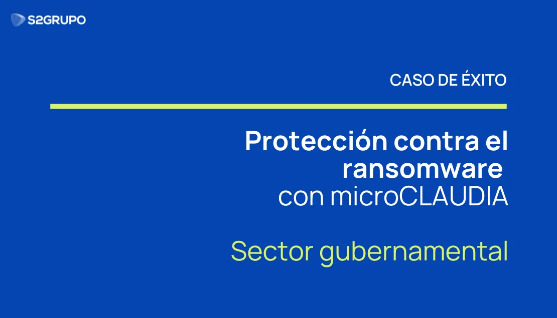 Caso de éxito de protección gubernamental contra ransomware